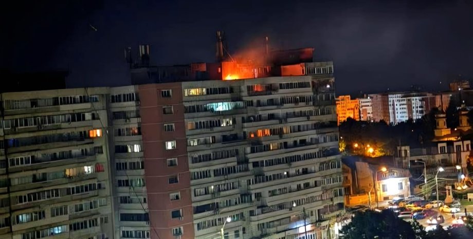 Дрон атаковал жилой дом в Галаце в Румынии атака беспилотника на жилой дом в Галаце в Румынии 29 мая