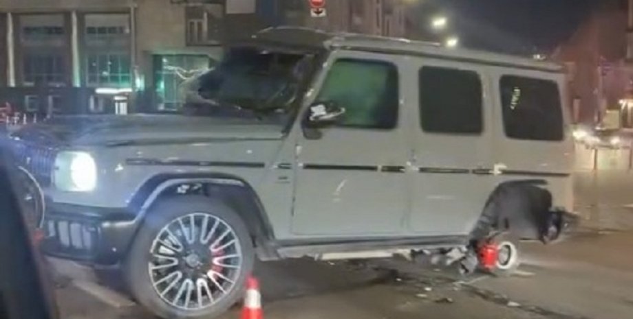 разбитый Гелендваген, новый гелендваген, Mercedes G-Class, Mercedes-AMG G63, внедорожник Mercedes, внедорожник Mercedes