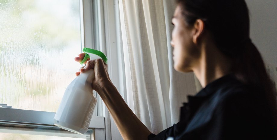 Кухня, вікна, будинок, шкода від брудних вікон