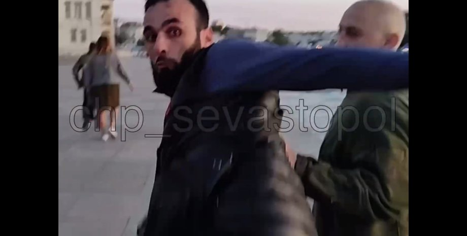 война в украине, новости крыма, новости севастополя, оккупант избил девушку, лезгинка