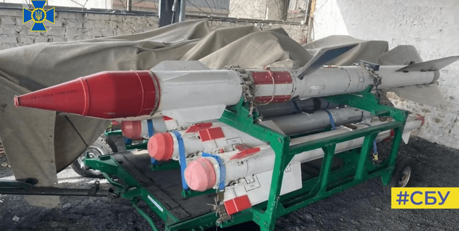 законспирированный склад, ракеты класса "воздух-воздух", СБУ, Харьковская область
