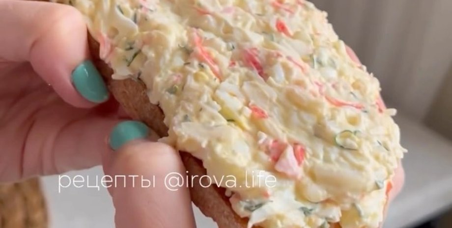 бутерброд, намазка, краюовые палочки, рецепт намазки