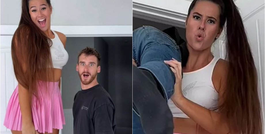 Мари Темара стала миллионершей благодаря высокому росту, девушка с необычной внешностью, красота, стандарты красоты