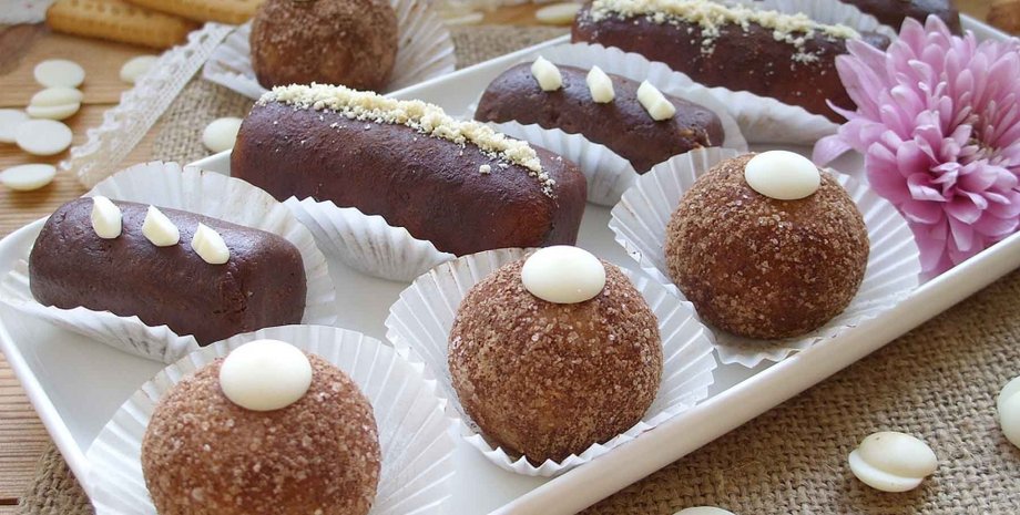 тістечка картопля, радянський десерт, рецепт тістечка, як приготувати тістечка картопля