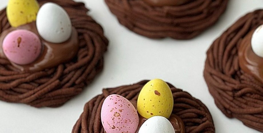 пташині гнізда, рецепт, печиво