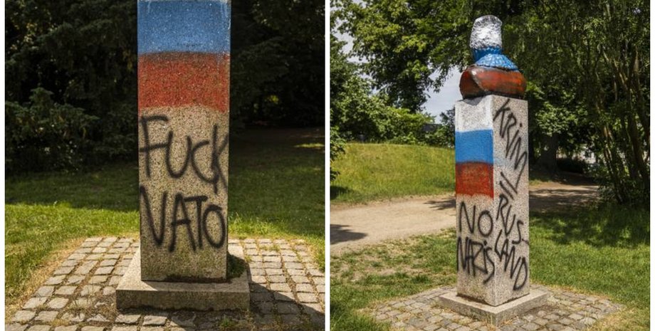 Памятник Шевченко, вандализм памятник Шевченко, памятник Шевченко в Дании