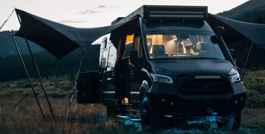 Earth Ship Vans ESV-1, Mercedes Sprinter, будинок на колесах, автобудинок Mercedes, Тюнінг Mercedes Sprinter