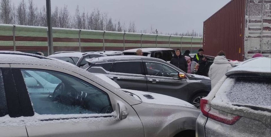 авария, Россия, авария возле Москвы