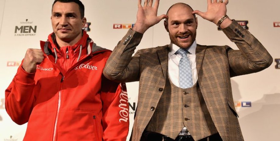 Владимир Кличко и Тайсон Фьюри / Фото: theweek.co.uk