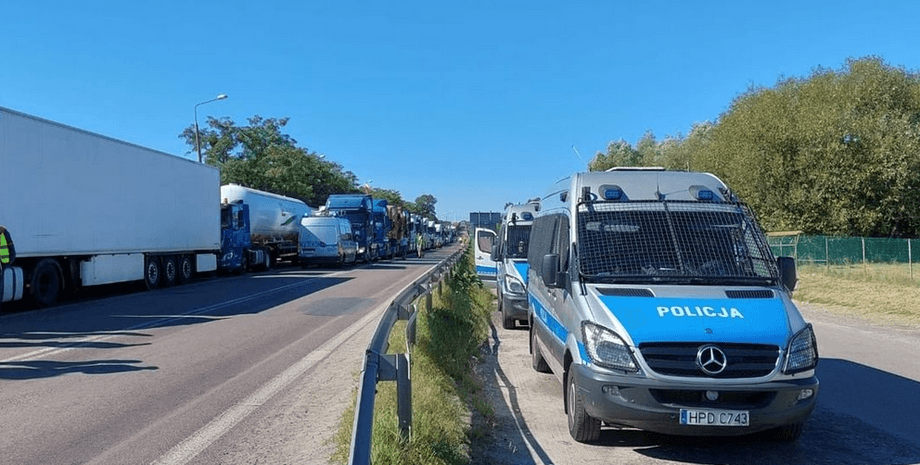 польские перевозчики, страйк, демарш, блокада границы, украинская граница