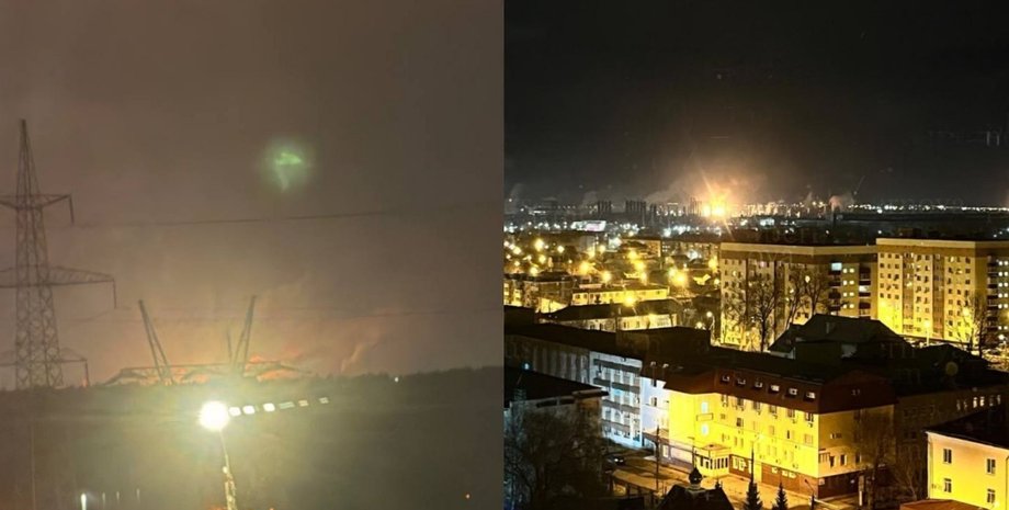 У Тольятті горить хімічний завод після атаки БпЛА Тольятті вибухи