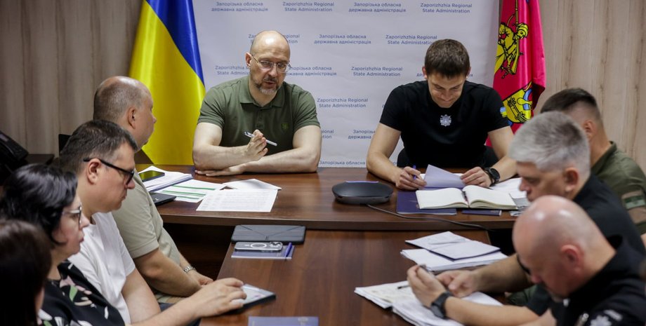 Совещание Дениса Шмыгаля с руководителями ОВА