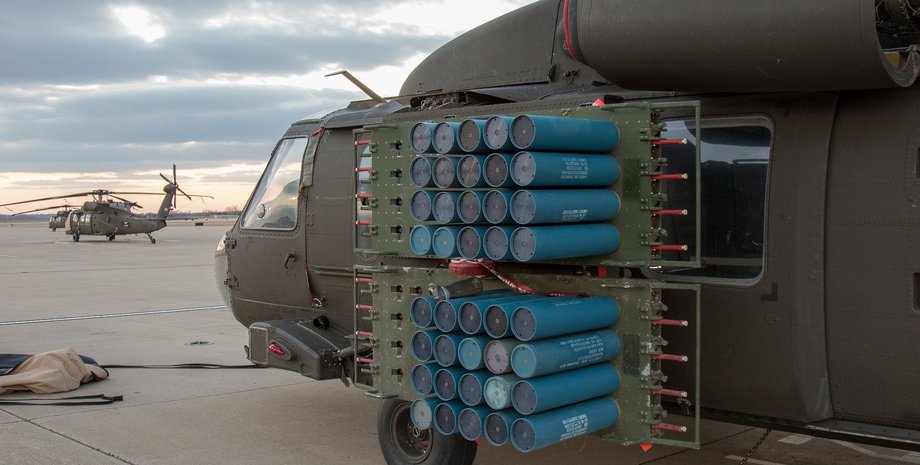 M136 Volcano, вертоліт Blackhawk, Blackhawk