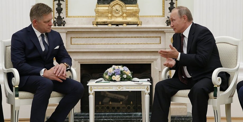 Фіцо передасть Путіну послання від Зеленського Фіцо Путін Зеленський