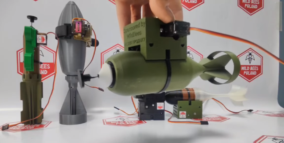 Механизм сброса для дрона, напечатанный на 3D-принтере 3D-принтер, 3D-печать, механизм сброса, фото