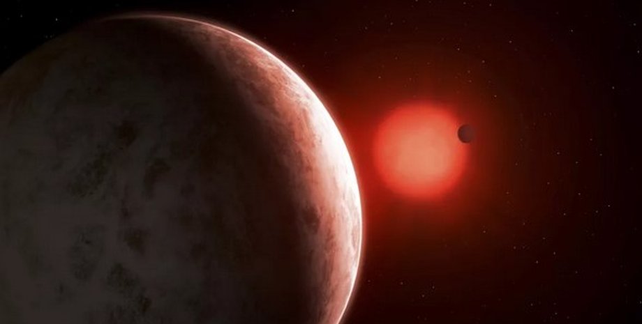 планети, зірка, червоний карлик