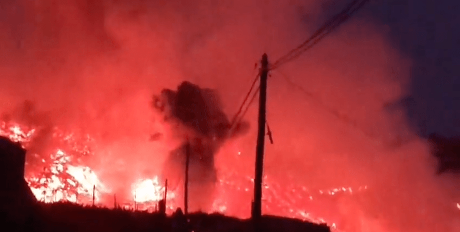 Канары, вулкан, выбросы