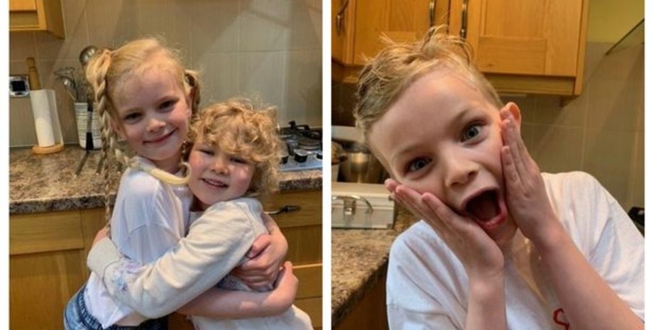 брат, сестра, волосся