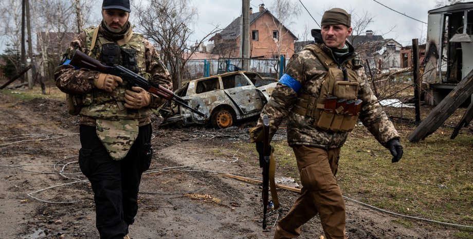 київська область, мощун, бої мощун, гостомель бої