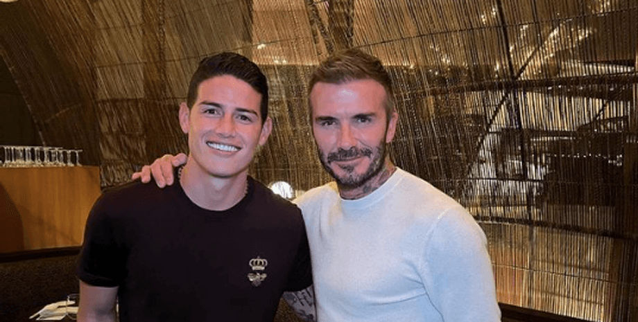 Хамес Родригес, Дэвид Бекхэм