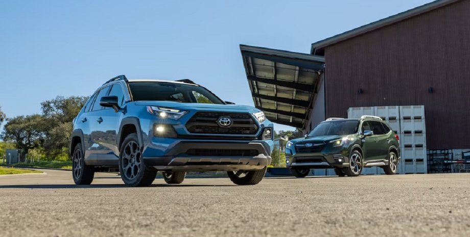Toyota rav4 subaru forester, Toyota rav4, subaru forester, кращі авто 2024 року, рейтинг якості автомобілів