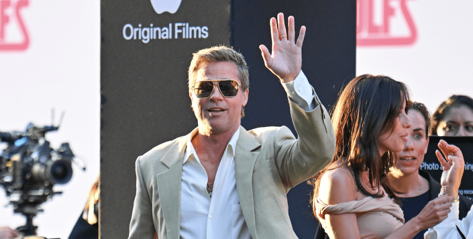 Инес де Рамон и Брэд Питт Инес де Рамон и Брэд Питт, девушка брэда питта, анджелина джоли брэд питт, день благодарения, дети брэда питта