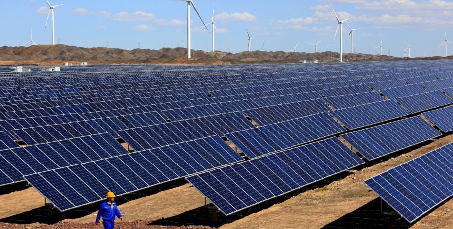 Сонячна електростанція в Китаї Сонячна електростанція