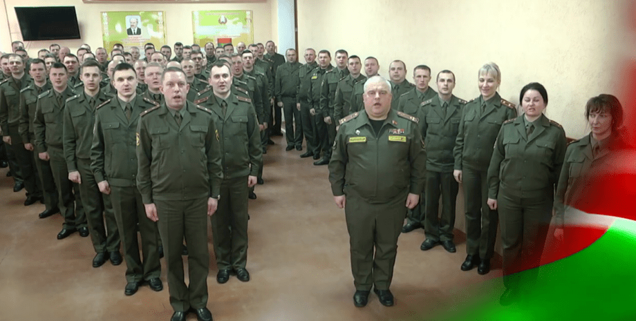 флешмоб в гомеле, белорусские военные.