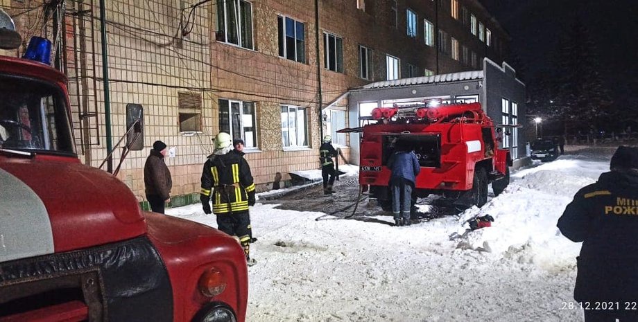 Пожар в больнице