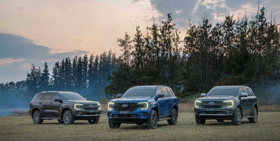 Ford Everest, Ford Everest 2022, новый Ford Everest, Ford Ranger