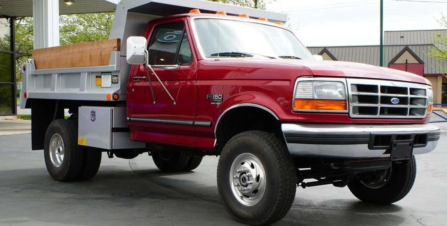 Ford F-350 1997, Ford F-350, самосвал Ford, грузовик Ford