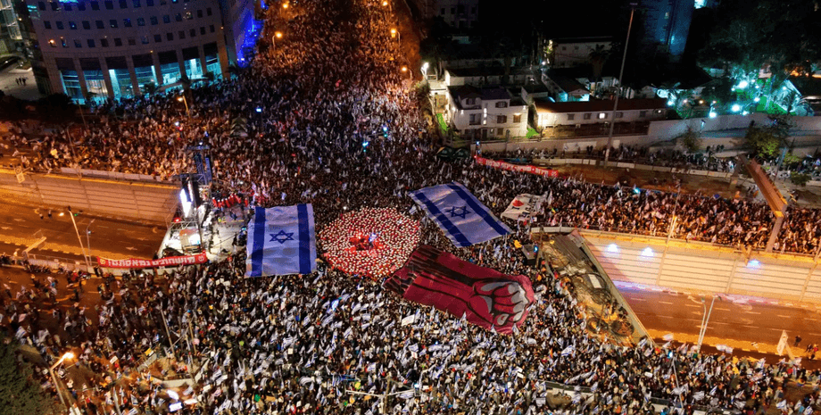 Израиль, акции протеста Израиль, протесты в Израиле, Израиль кризис