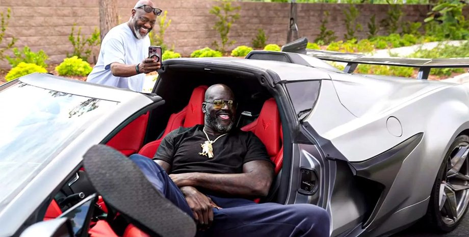 Шакил О'Нил Шакил О'Нил в машине