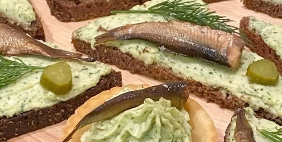 закуска со шпротами, быстрая закуска