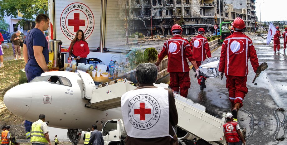 червоний хрест, допомога червоного хреста, де червоний хрест зараз, гуманітарна допомога Україна