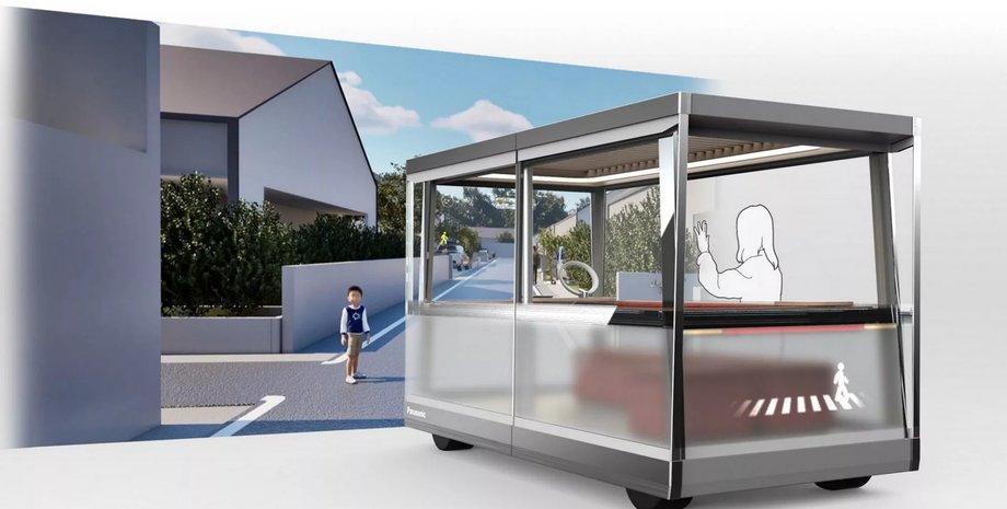 автомобиль панасоник, автомобиль Panasonic, Panasonic Mobile Living Room