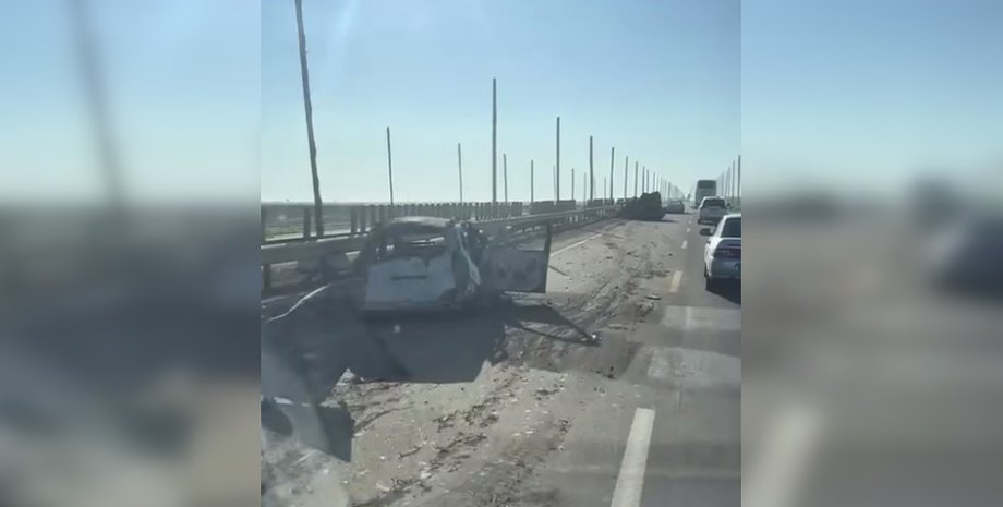 траса М-14 "Херсон-Миколаїв" удар дронами