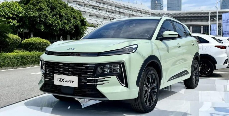 JAC QX PHEV, JAC QX, кроссовер JAC, новый JAC QX