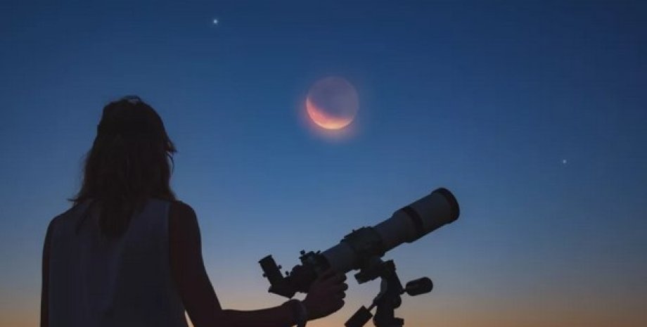 парад планет Луна Венера Марс парад планет, Луна, Венера, Марс