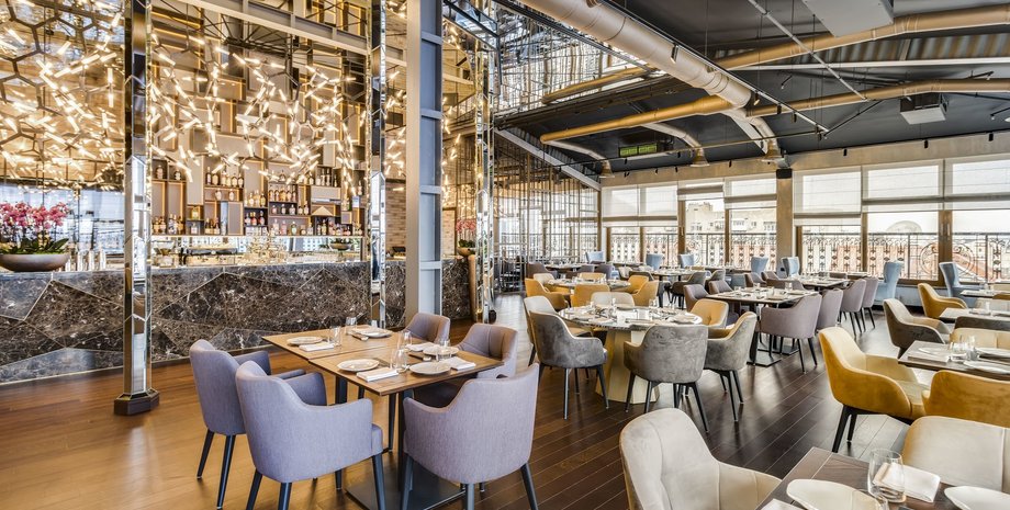 ресторан, пустой зал, киев