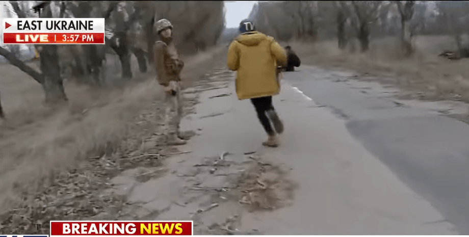 Донбасс, обстрелы, фронт, американский журналист, Fox News