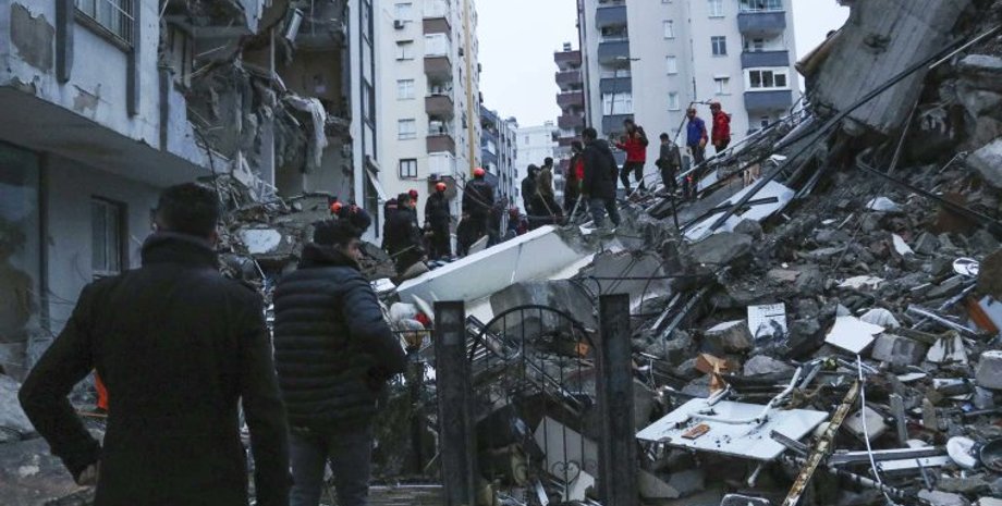 турция землетрясение разрушения