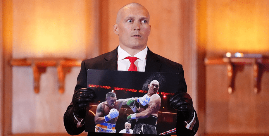 Oleksandr Usyk came to the opponent's press conference in the image of the agent...