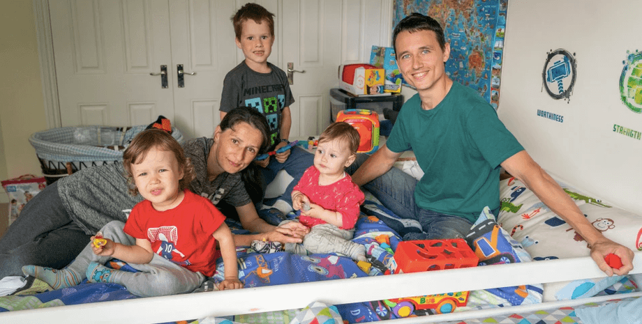 беженцы великобритания, Семья украинцев в Великобритании, украинцы в Великобритании, беженцы из Украины в Великобритании,