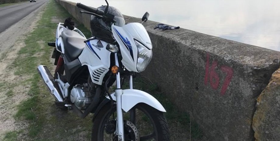 Угнанный мотоцикл/Фото: facebook.com/MasiNayyem