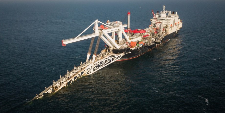 судно-трубоукладчик, северный поток - 2, фрг, строительство, фото