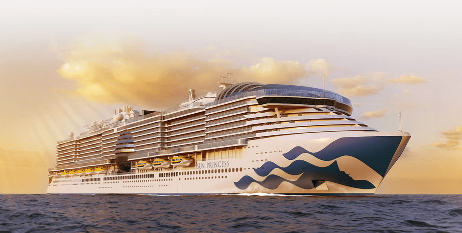 Круїзний лайнер Sun Princess, круїз, круїзний лайнер, пасажири, розкішні каюти, розваги, атракціони, огляд корабля