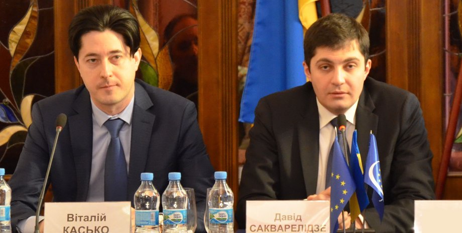 Виталий Касько, Давид Сакварелидзе / Фото: Пресс-служба ГПУ
