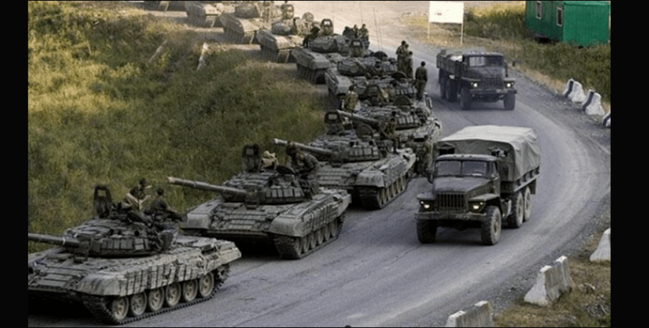 Российские войска, российские танки, битва за Донбасс, война с РФ