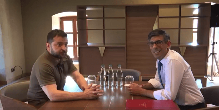 Володимир Зеленський, Ріші Сунак